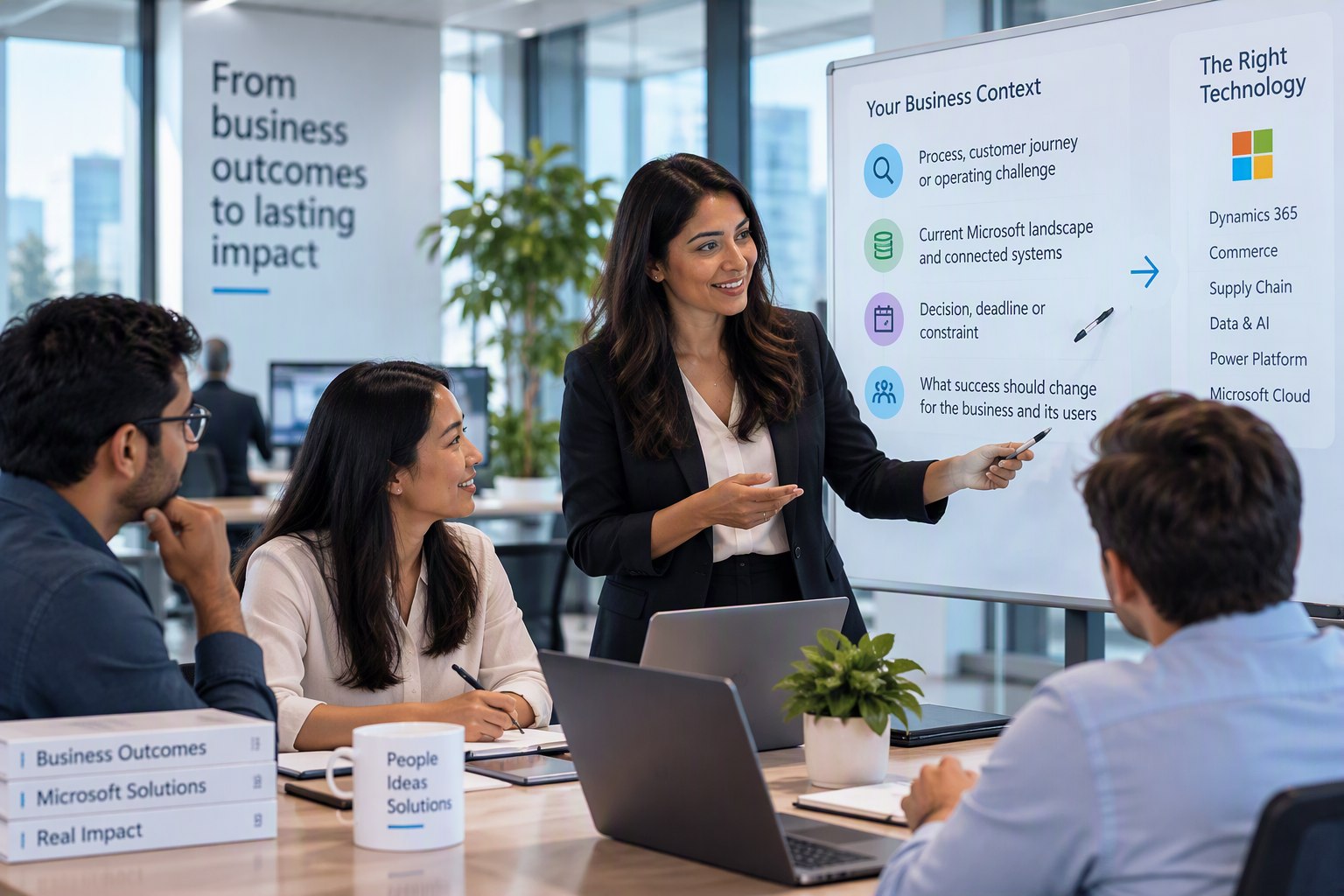 BASOFA specialists collaborating on Microsoft business solutions
